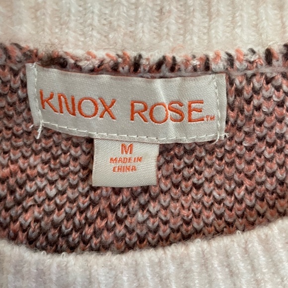 Floral Knit Women's Sweater M - Picture 2 of 6